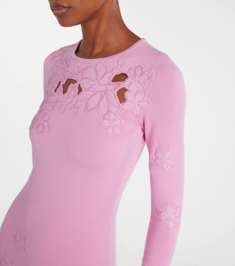 Floral embroidered midi dress 4