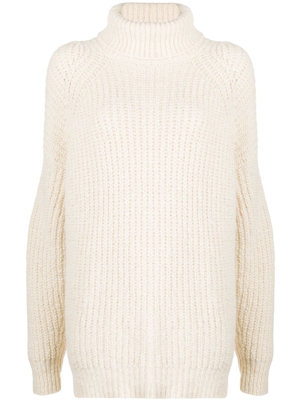 chunky-knit roll-neck jumper - 1