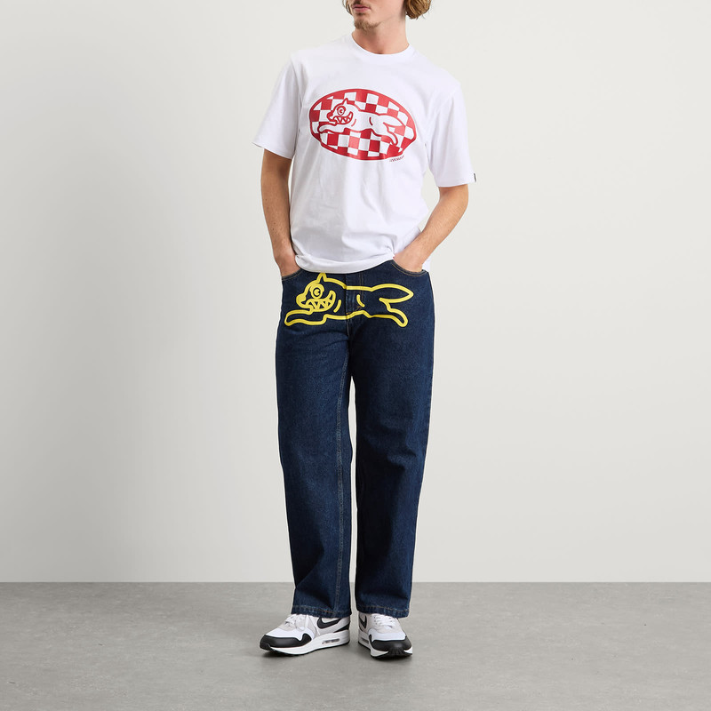 ICECREAM ICECREAM Running Dog Loose Straight Jeans outlook