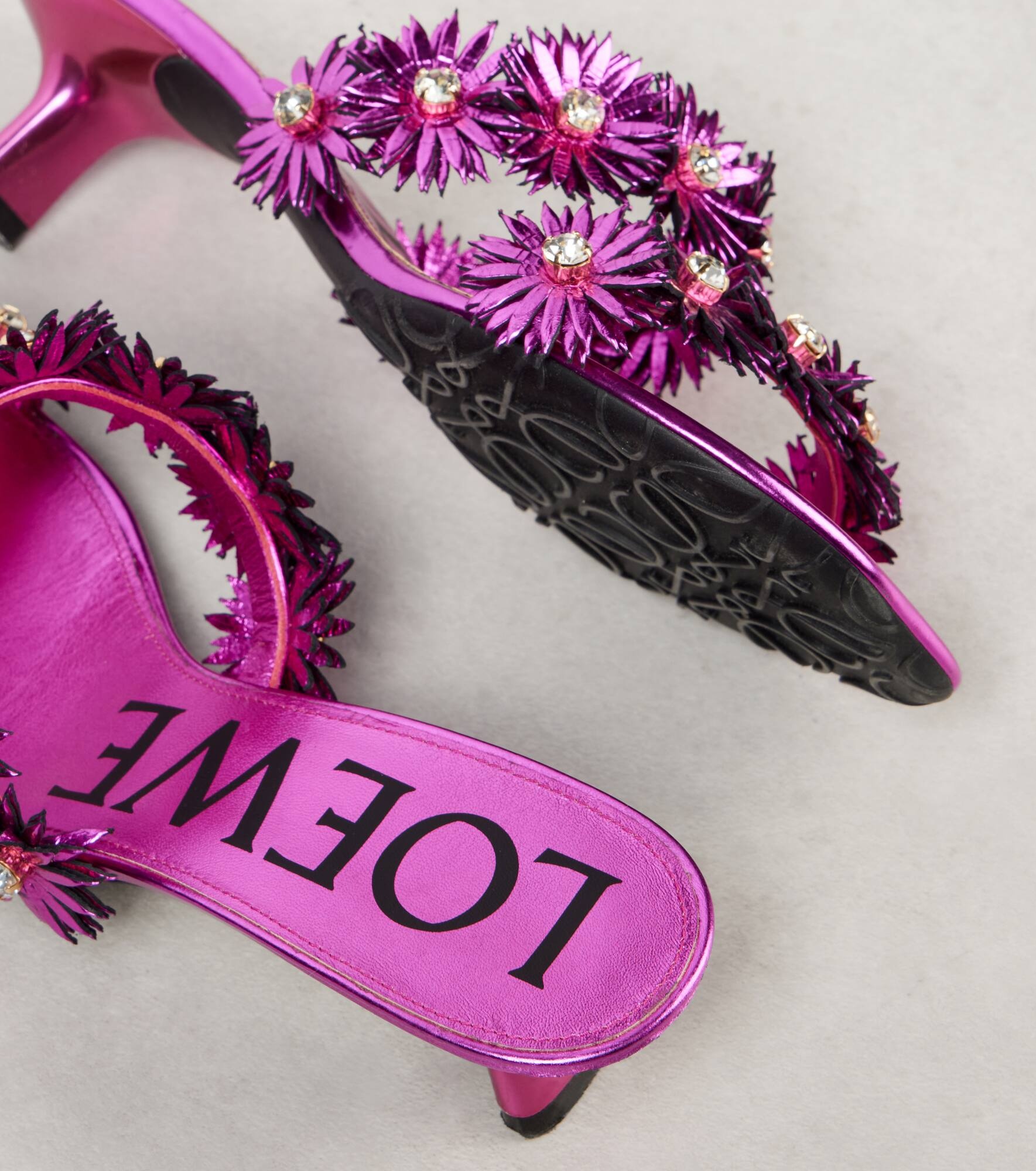 Paula's Ibiza Petal Flower leather sandals - 5