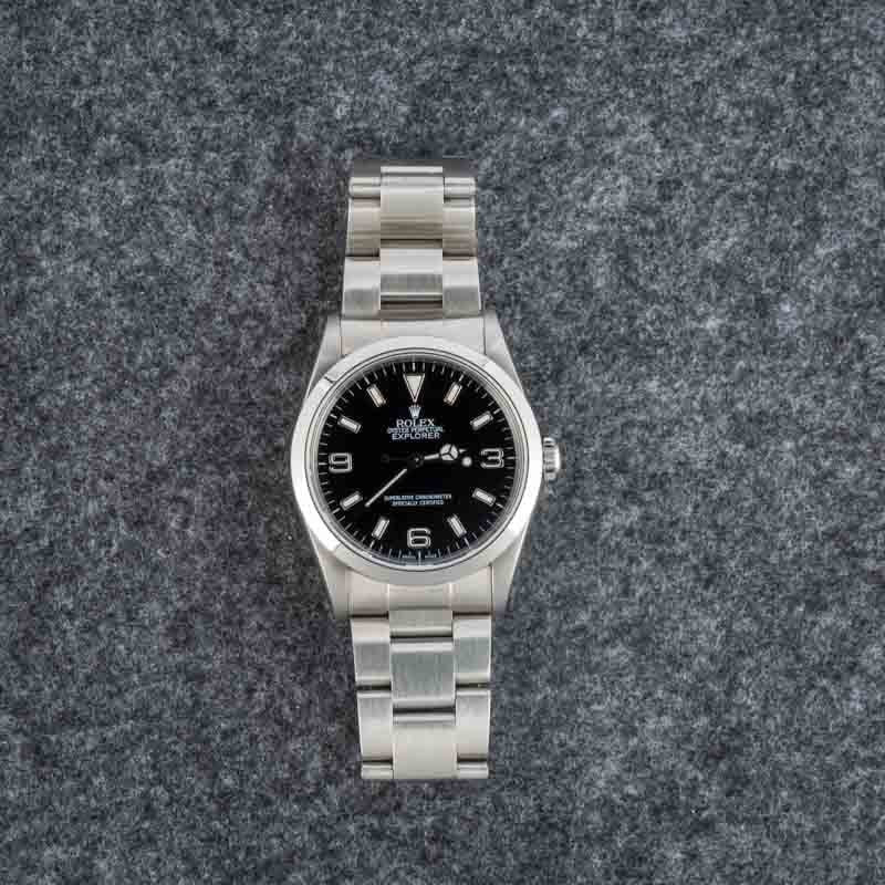 Pre-owned Rolex Explorer Ref 14270 Smooth Bezel - 5