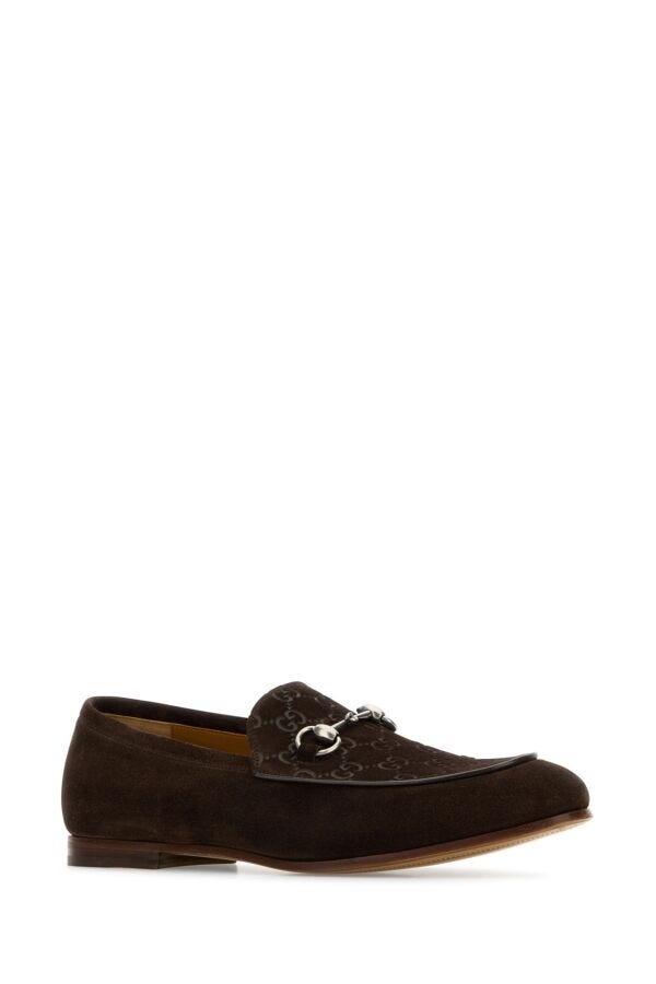 Gucci Man Brown Suede Loafers - 2