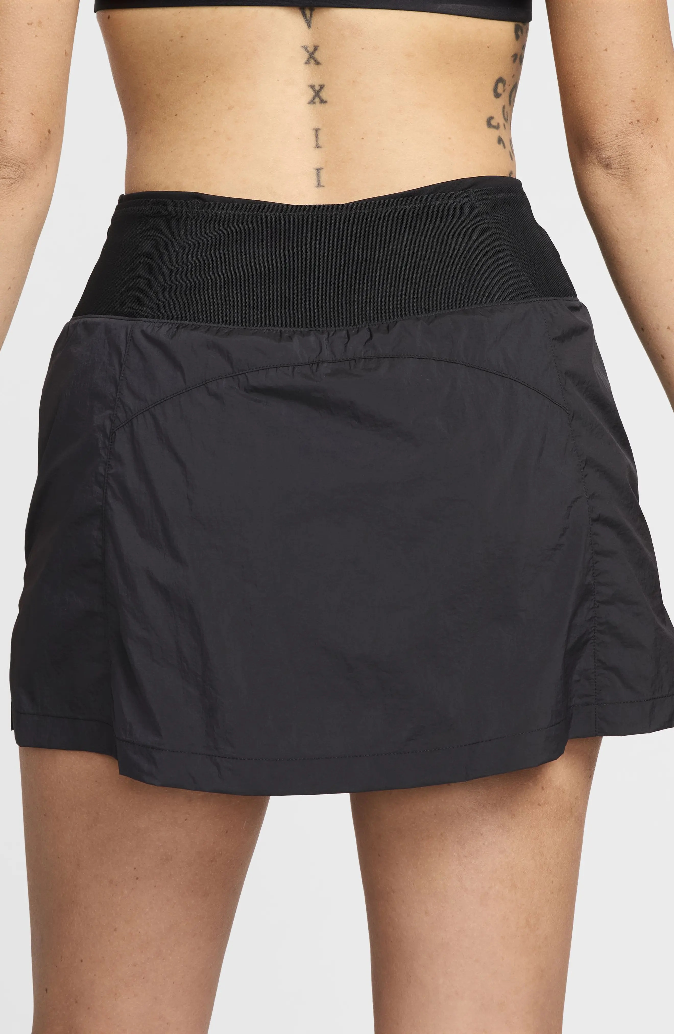 Trail Repel Running Skort in Black/Black/Dk Smoke Grey - 10