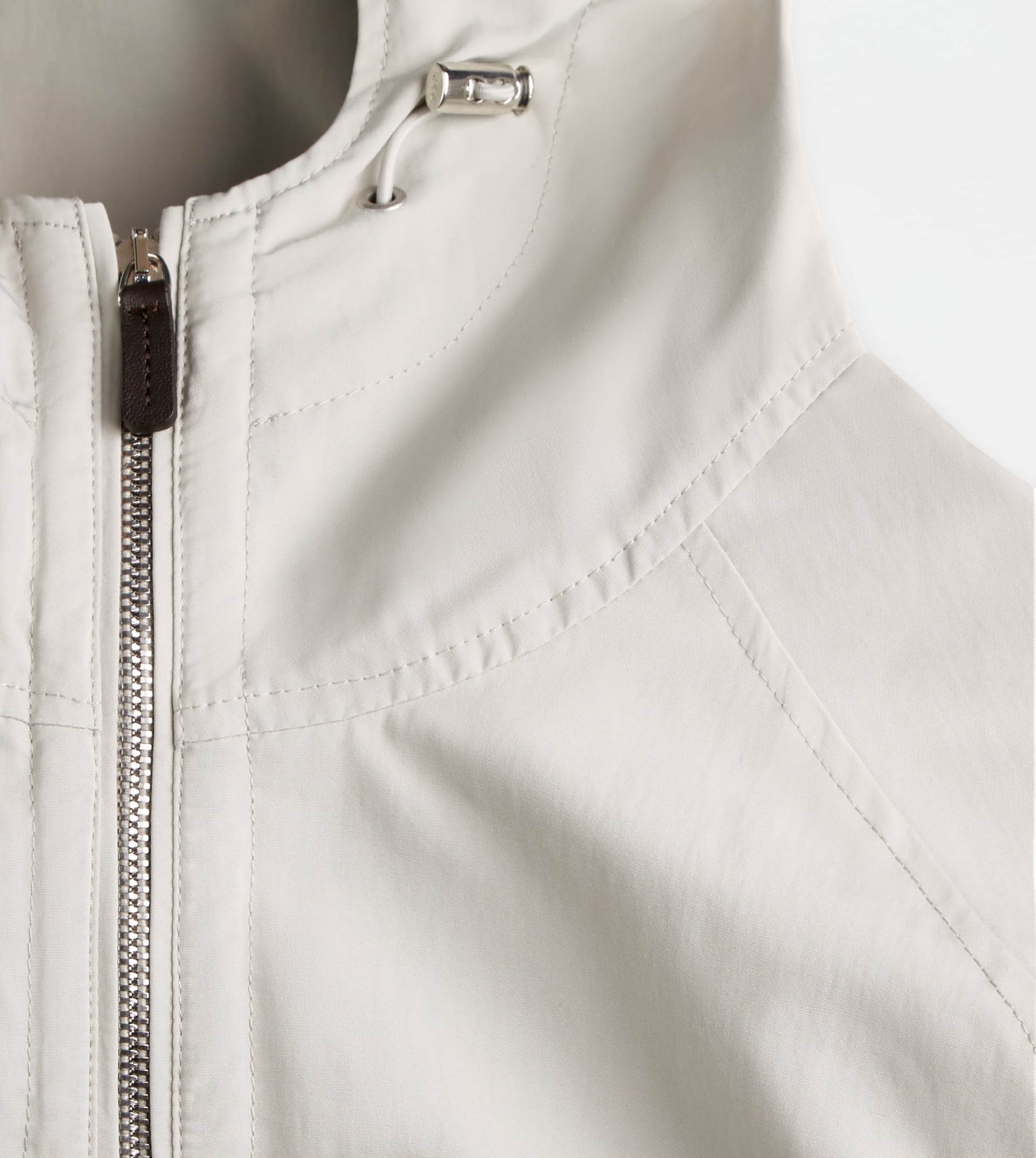 HOODED BLOUSON - GREY - 10