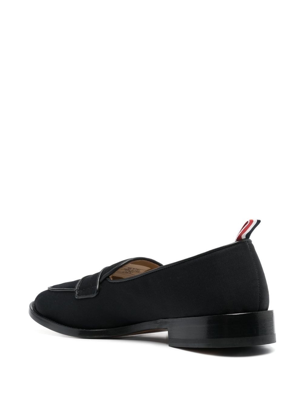 VARSITY PENNY LOAFER W/ FLEXIBLE LEATHER SOLE IN GROSGRAIN FABRIC - 3