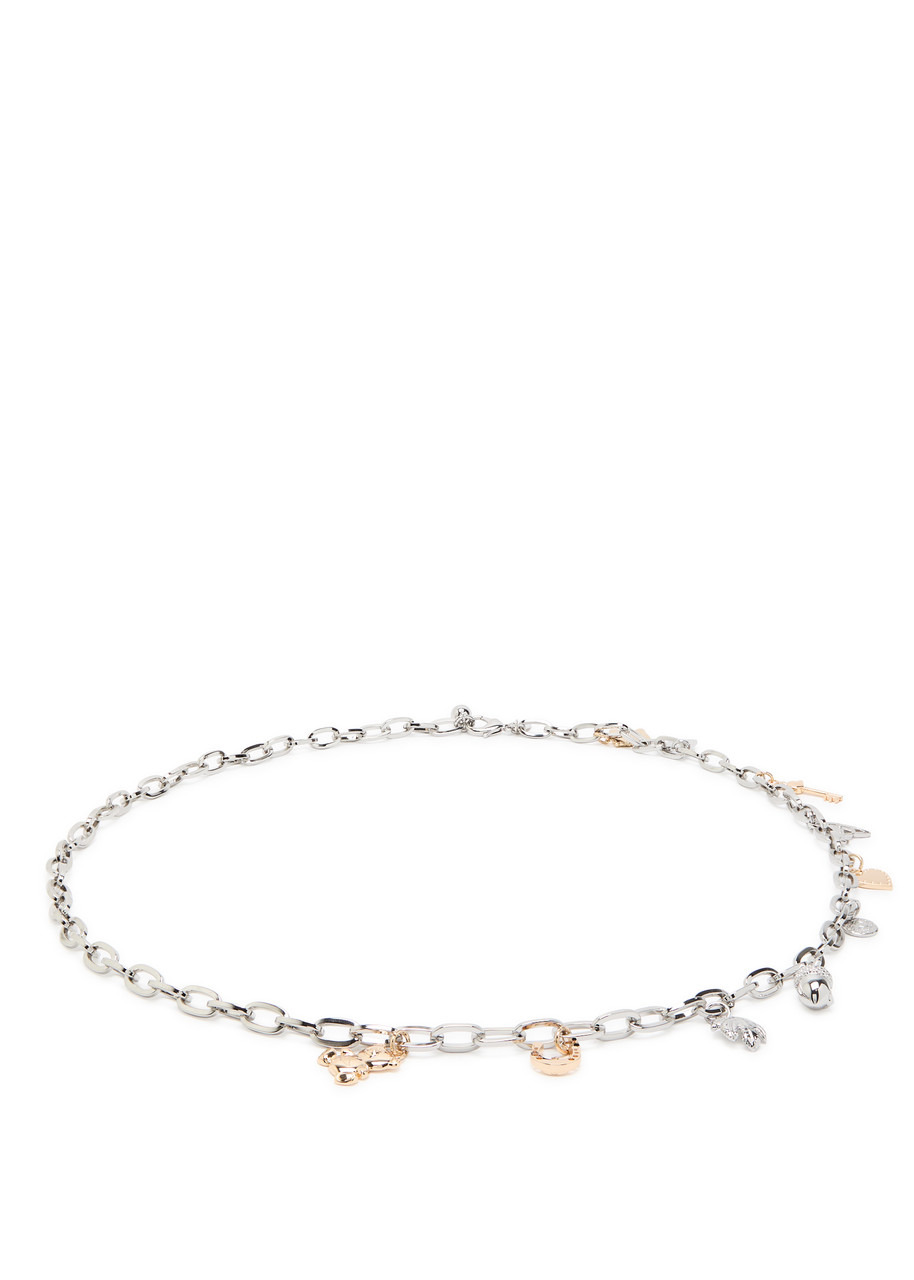 Vivienne Westwood Multi Charm Two-tone Chain Belt - 1