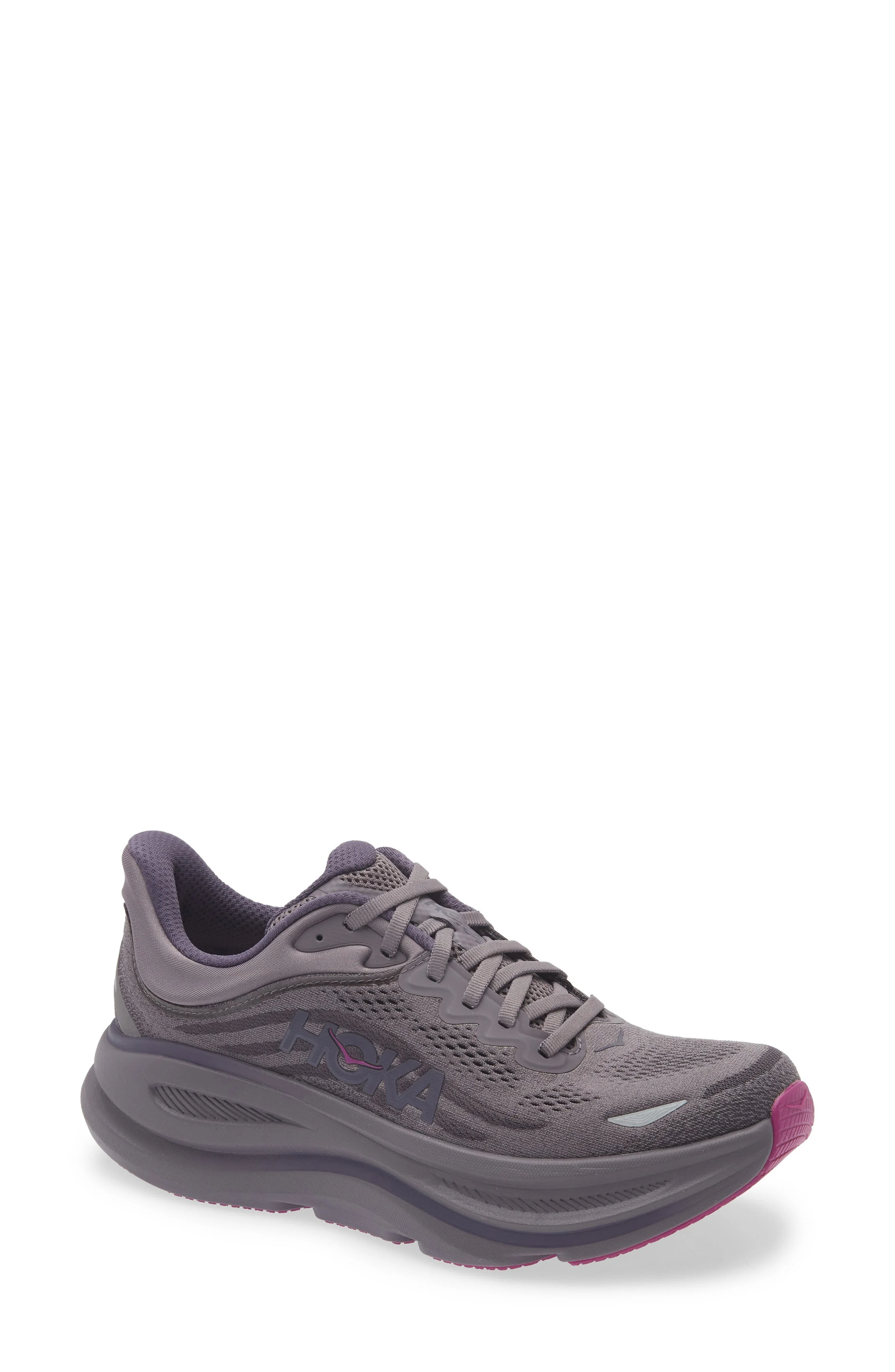 HOKA Bondi 9 Running Shoe in Berry Shrub /Galaxy at Nordstrom - 1