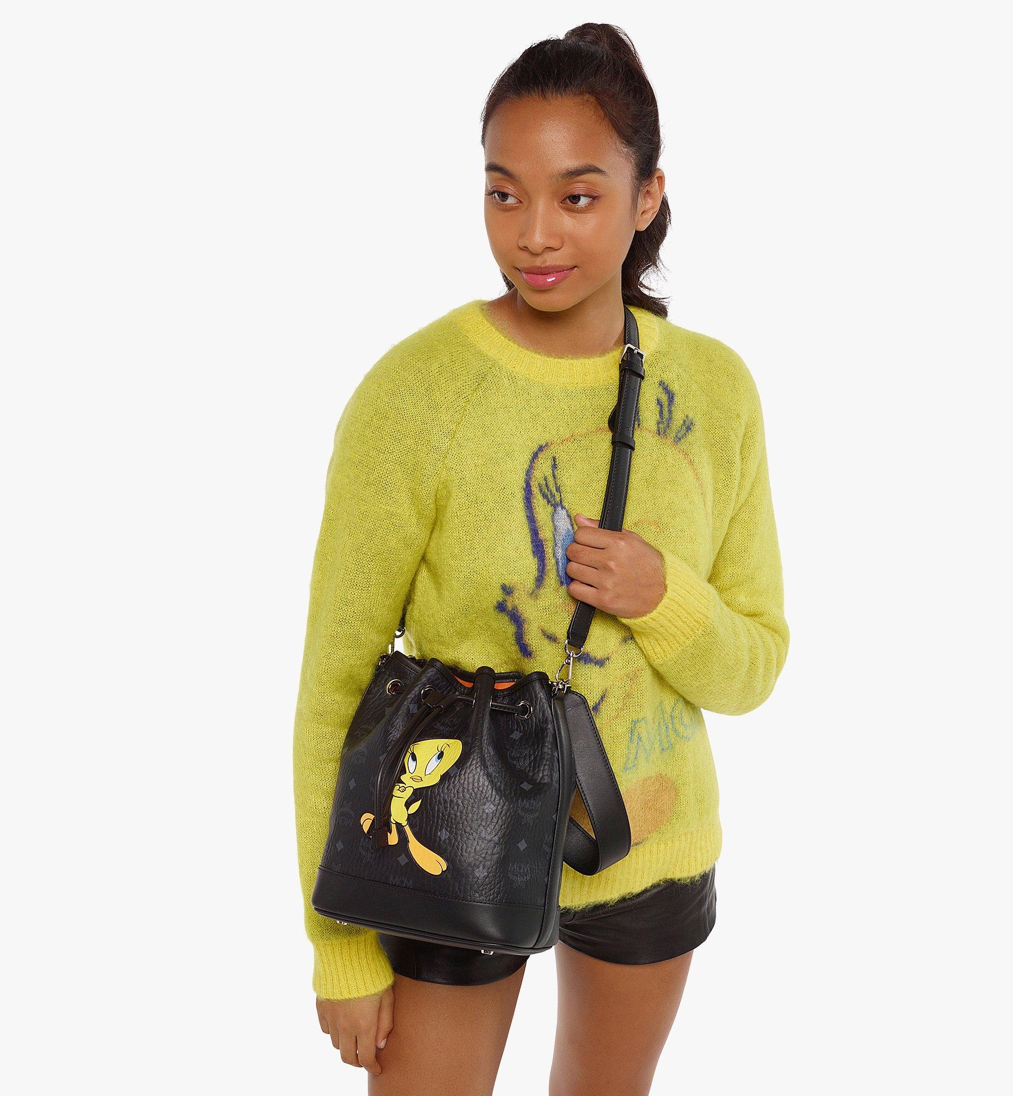 Looney Tunes x MCM  Dessau Drawstring Bag in Visetos - 6