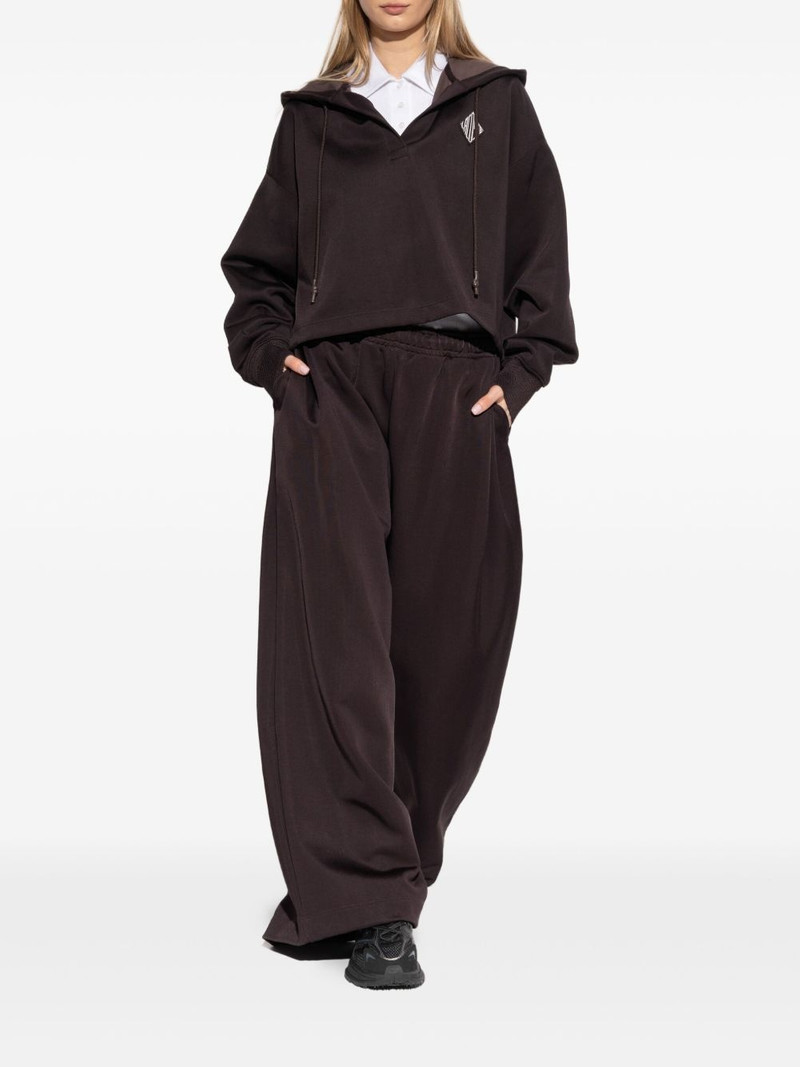 LACOSTE logo-patch hoodie outlook