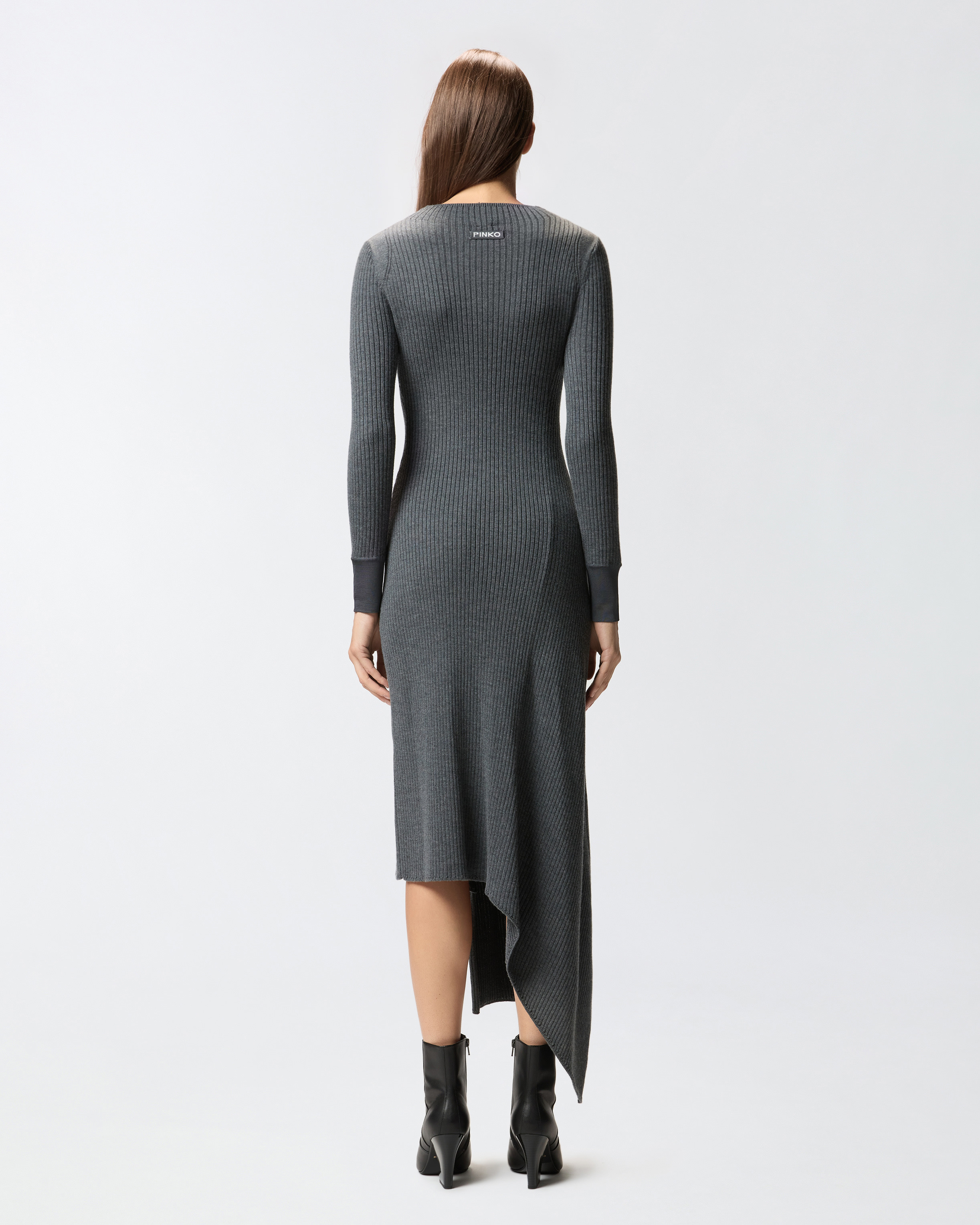 FLAT RIB-KNIT DRESS - 4