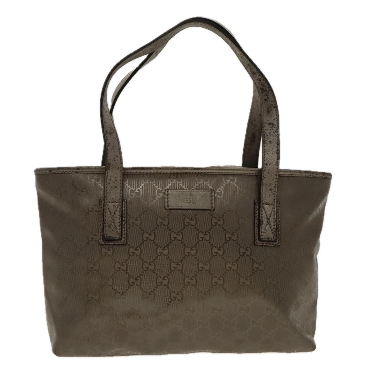 GUCCI GG Implementation Tote Bag Silver Metallic - 2