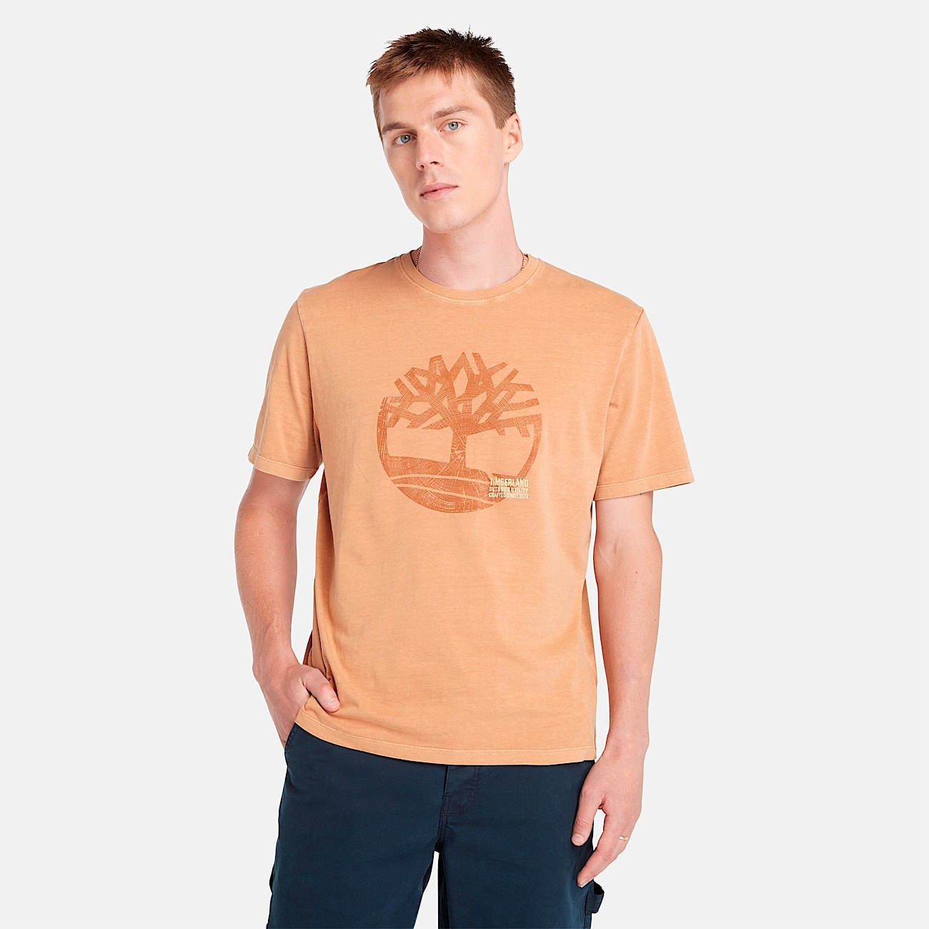 Men's Merrymack River Garment Dye Logo Graphic T-Shirt - 2