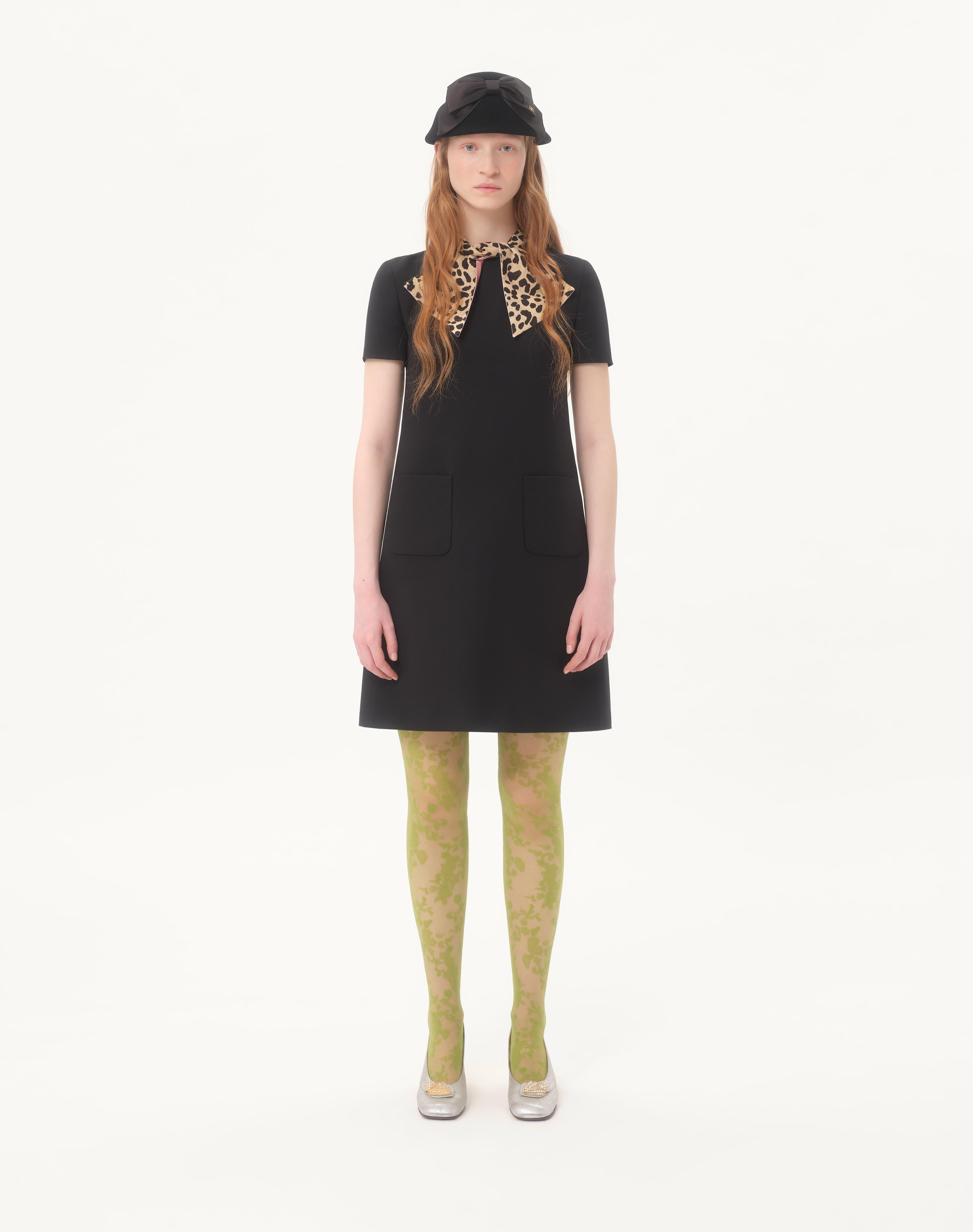 CREPE COUTURE SHORT DRESS - 5