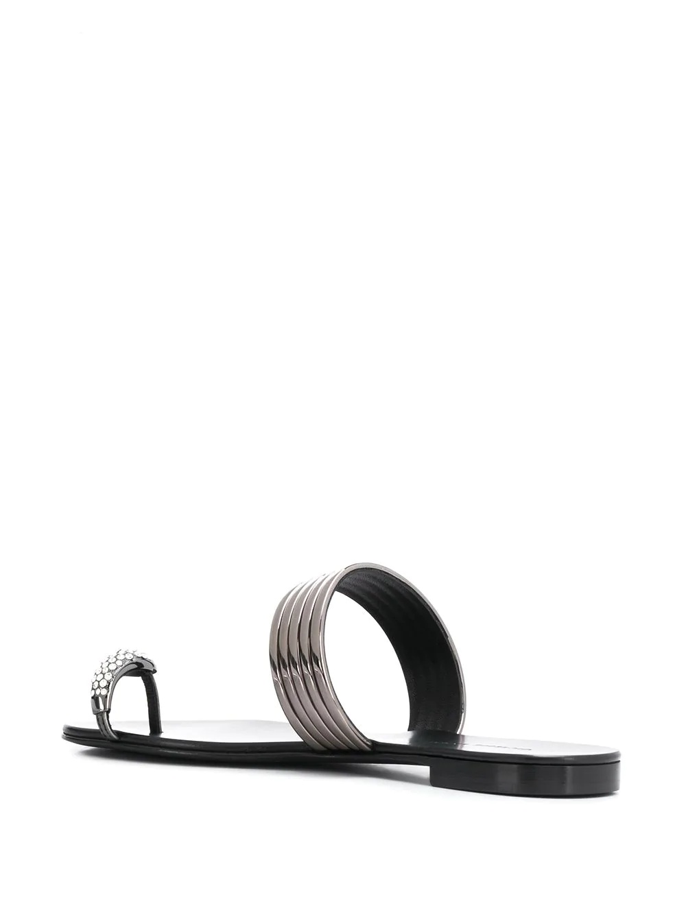 metallic sandals - 3