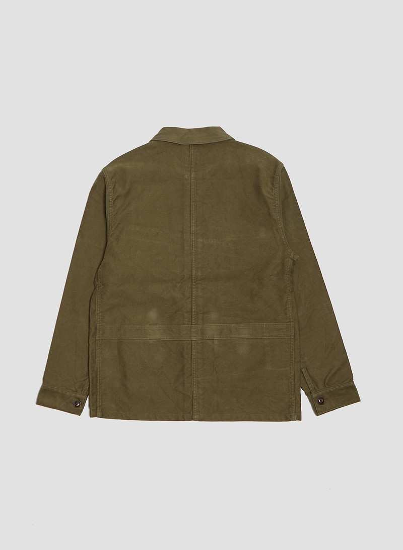 FOB Factory French Moleskin Jacket Olive 5