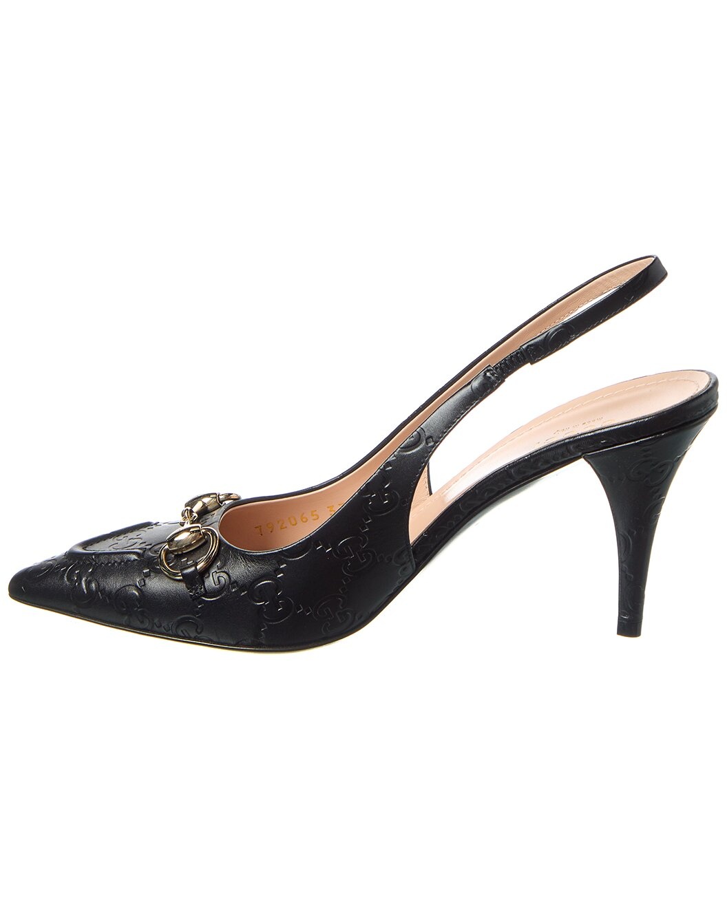 Gucci Horsebit Leather Slingback Pump - 2