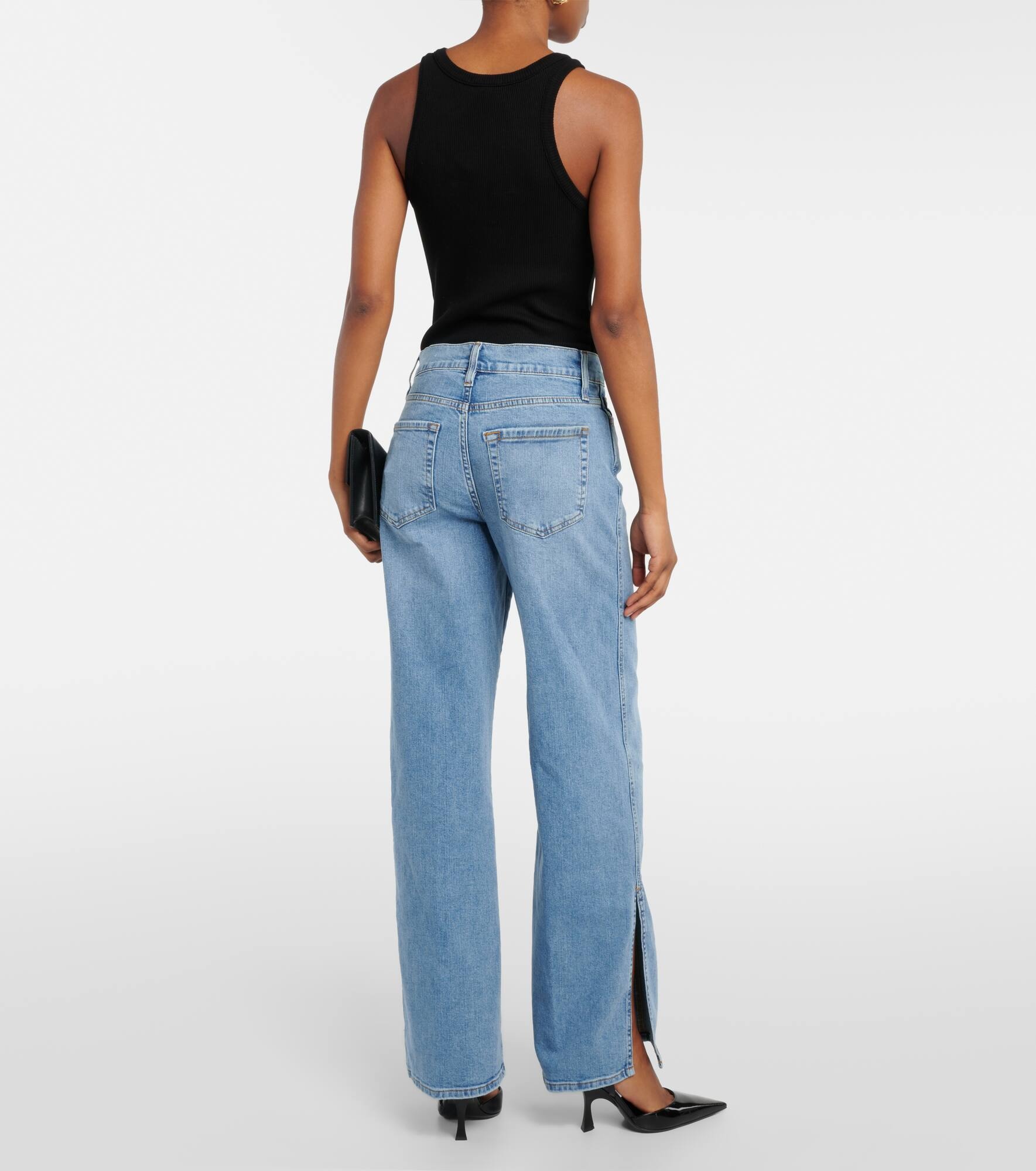 Le Slim Palazzo high-rise jeans - 3