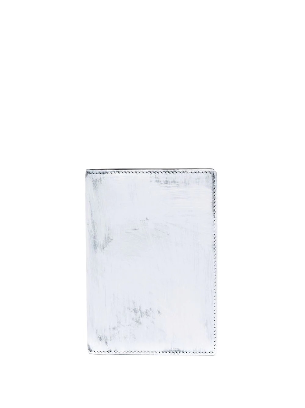 distressed-effect bifold document holder - 1