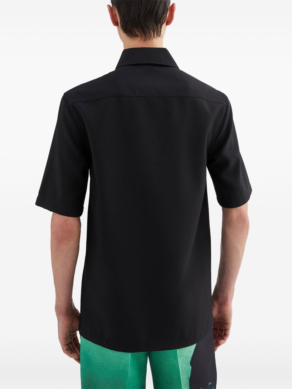 wool polo shirt - 3