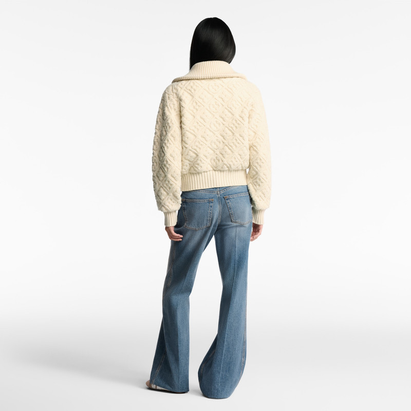 Shearling-Effect Monogram Jacket 3