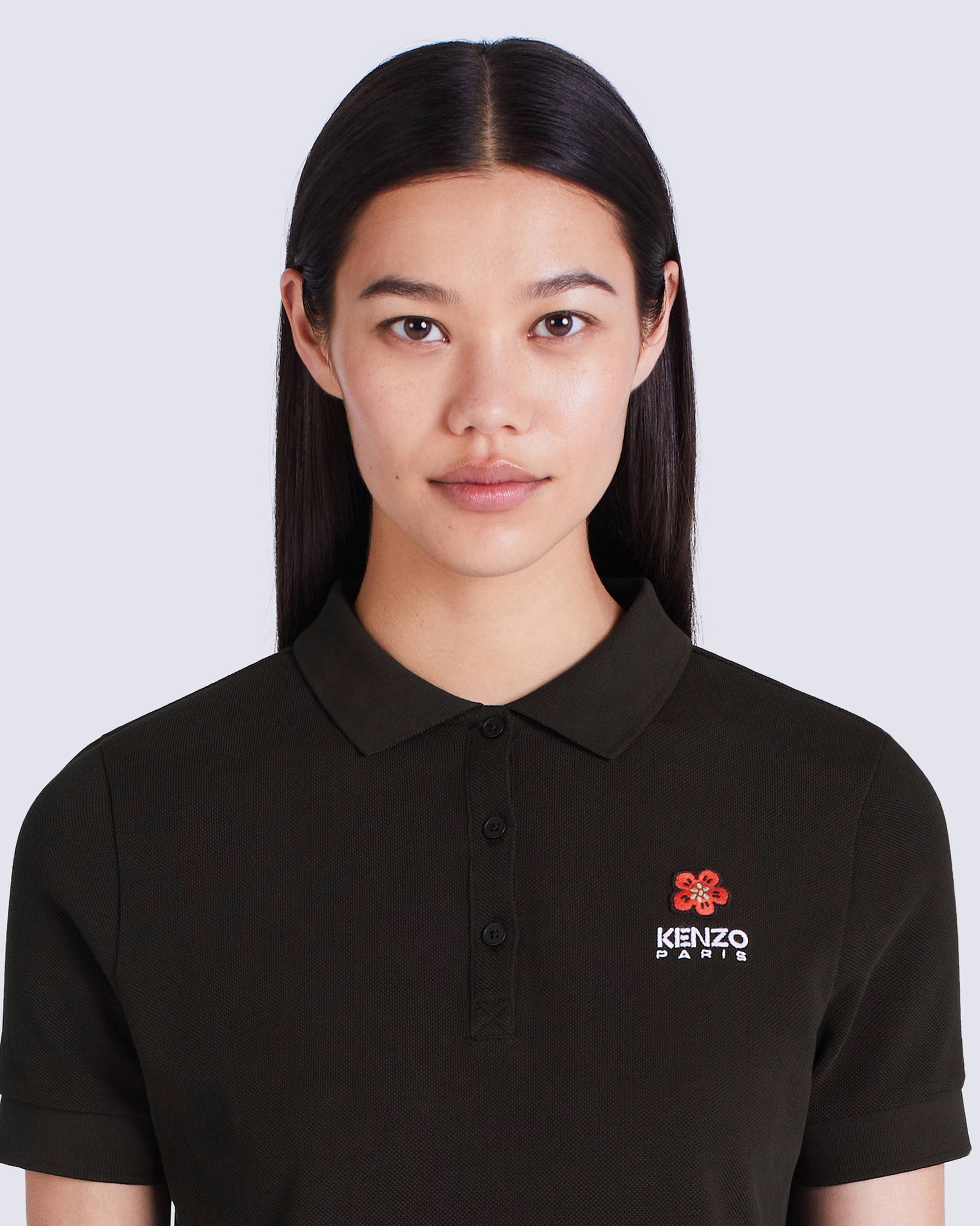 'BOKE FLOWER' crest polo dress - 7