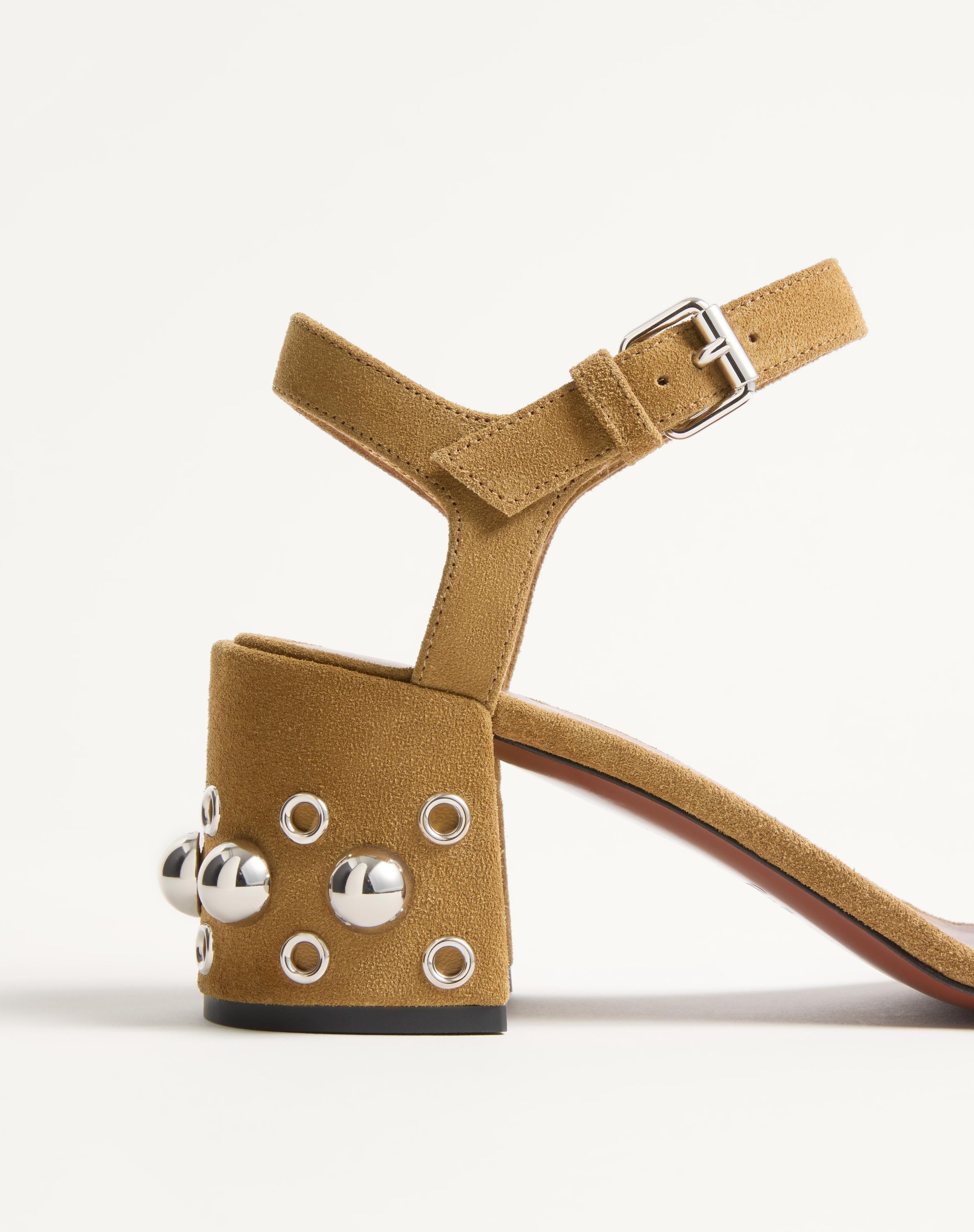 NELLCÔTE CRUST LEATHER SANDAL 60MM - 7