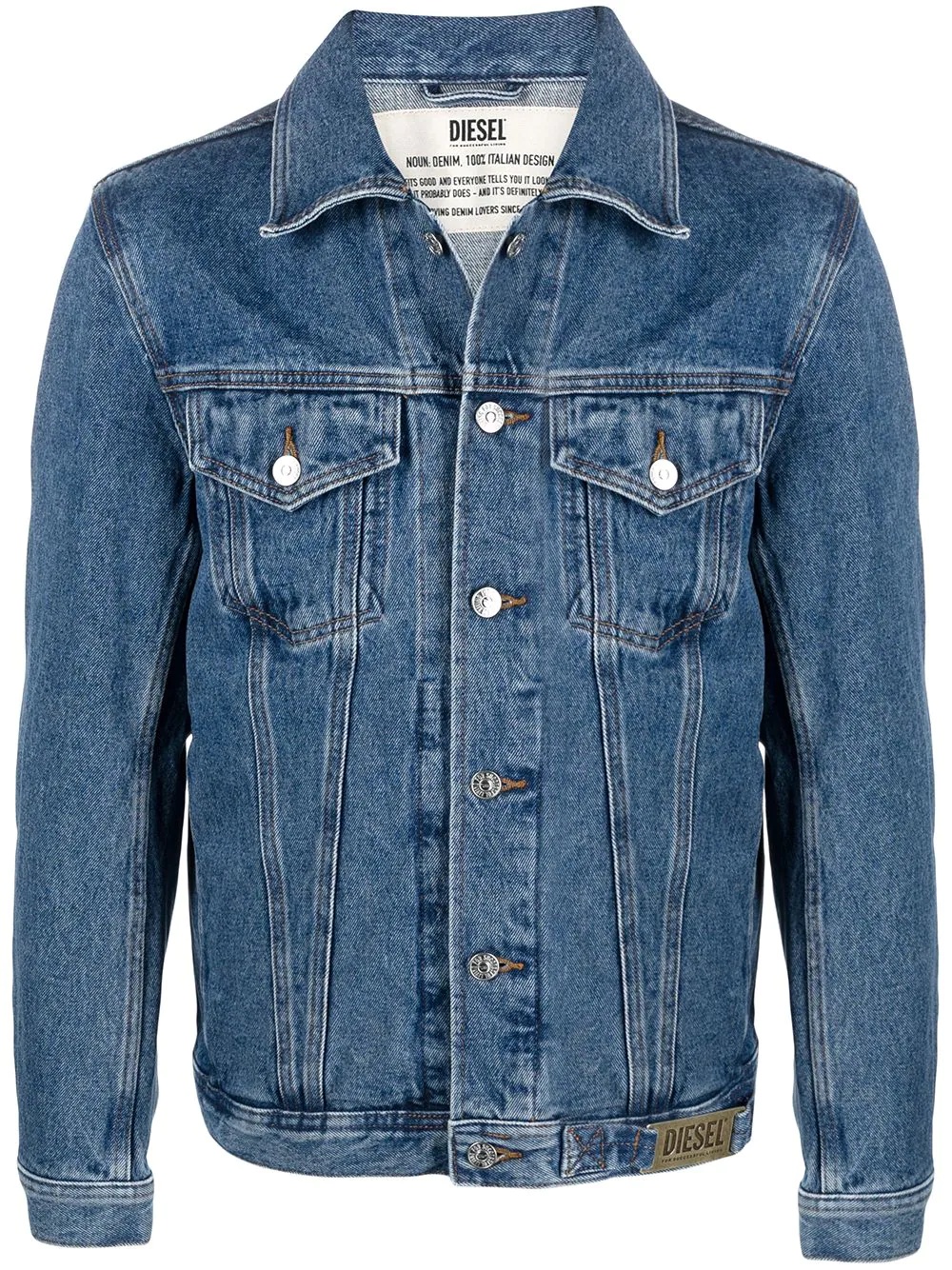 denim trucker jacket - 1