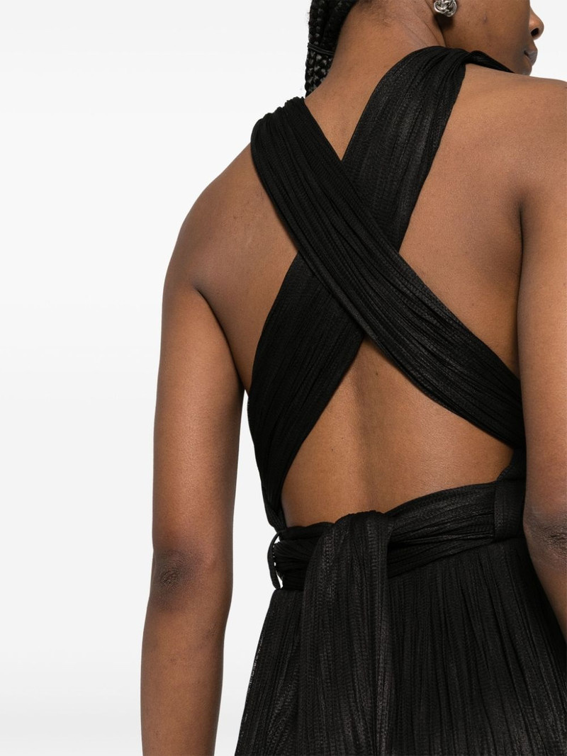 Kim plissÃ© silk maxi dress 5