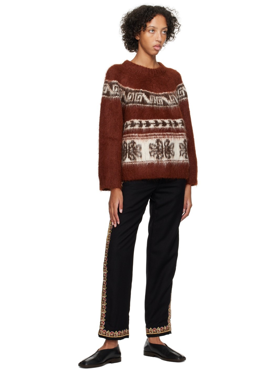 Brown Nobska Sweater - 4