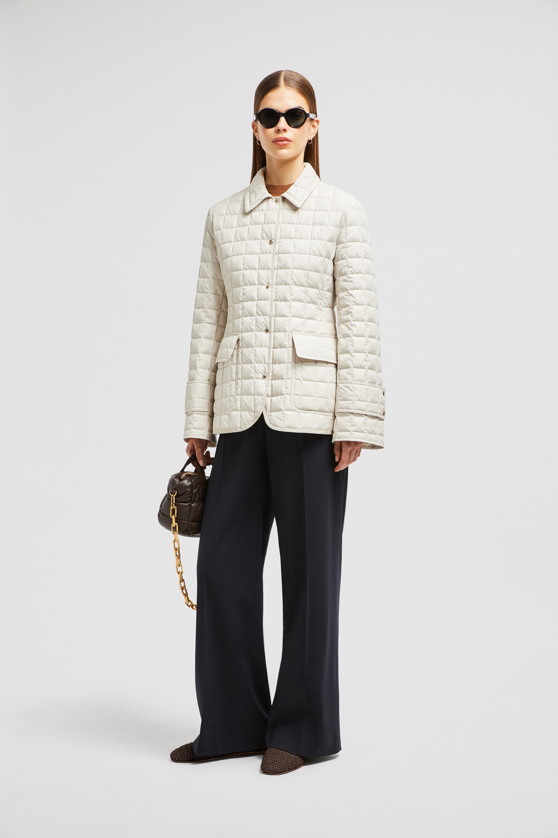 Epinal Square-Quilted Down Shirt Jacket - 2