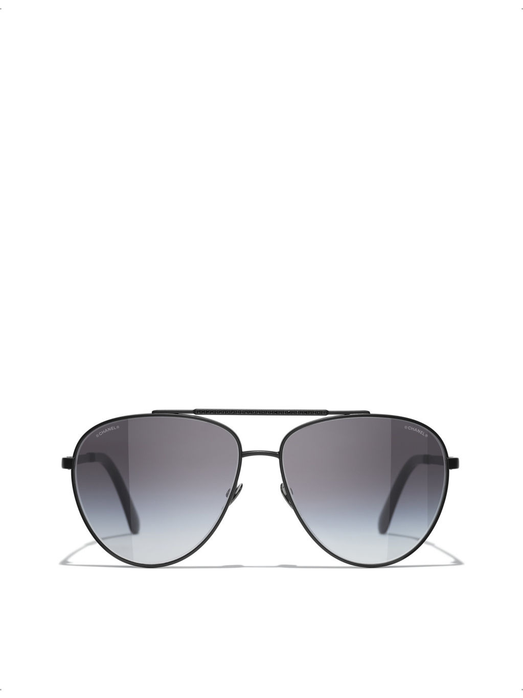 CH4279B crystal-embellished metal pilot sunglasses - 1