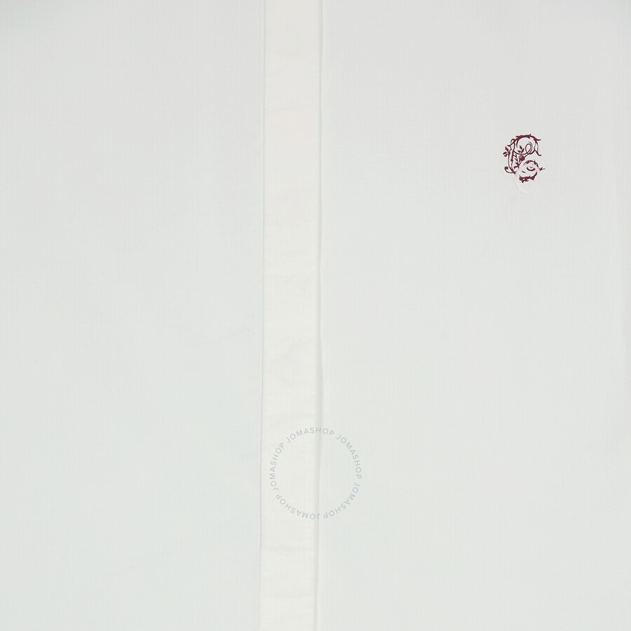 Chloe Ladies White Poplin Long-cut Shirt, Brand Size 34 (US Size 0) - 7