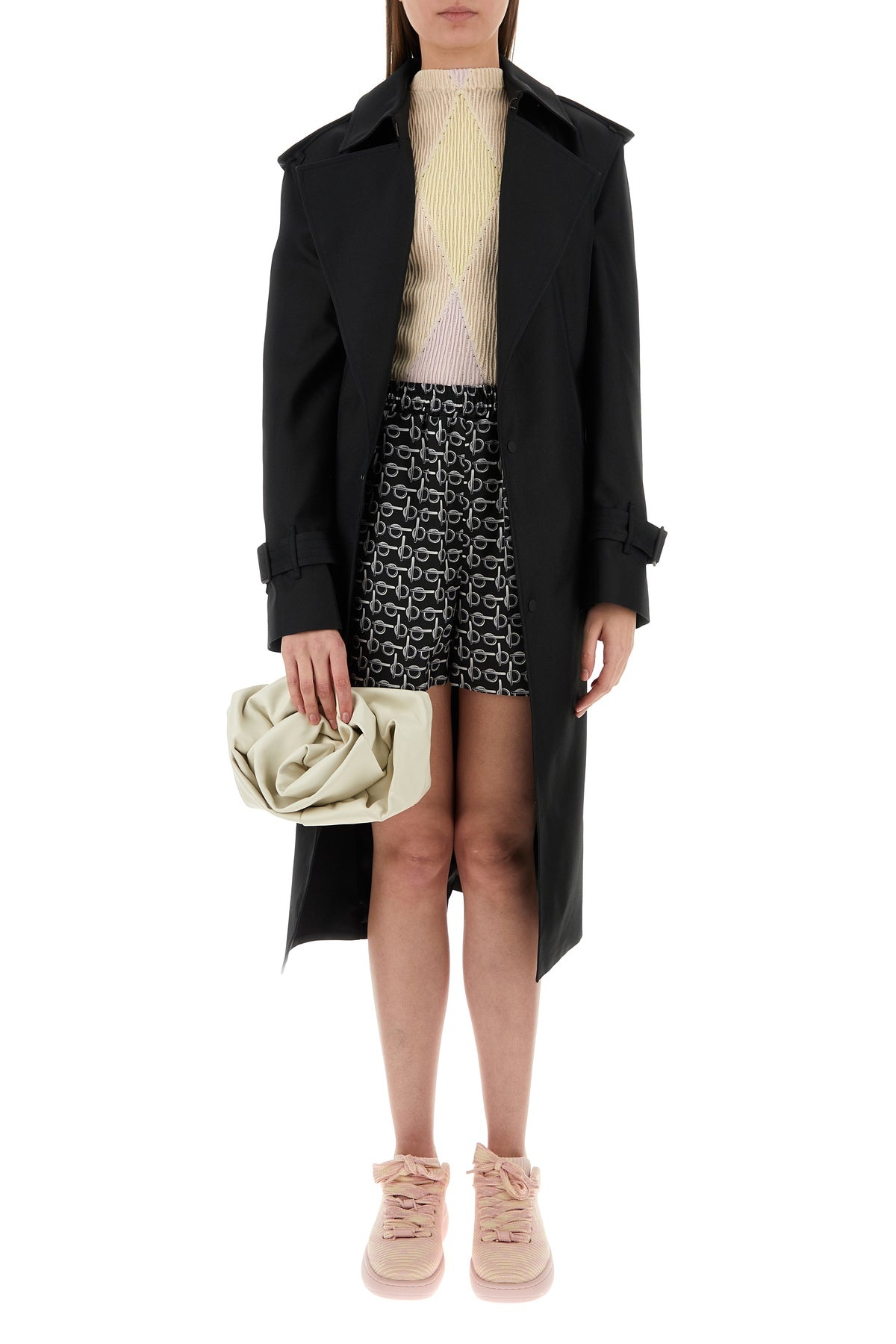 Printed silk shorts - 6