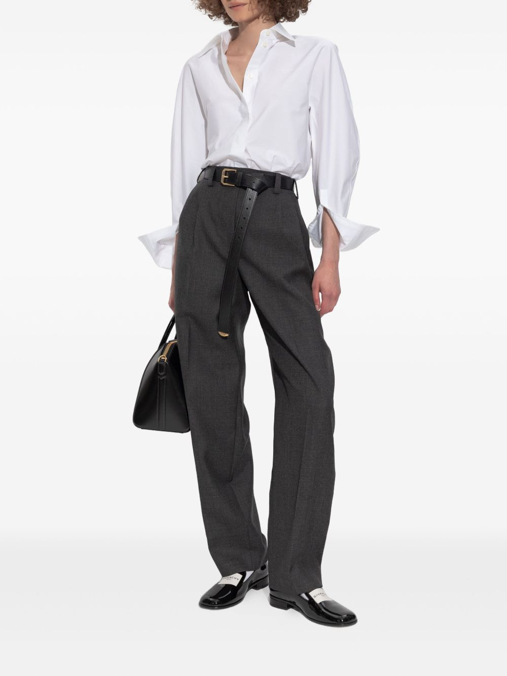 pleated wool trousers - 2