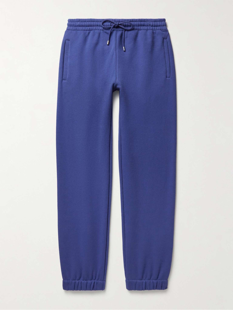 Tapered Printed Cotton-Jersey Sweatpants - 1