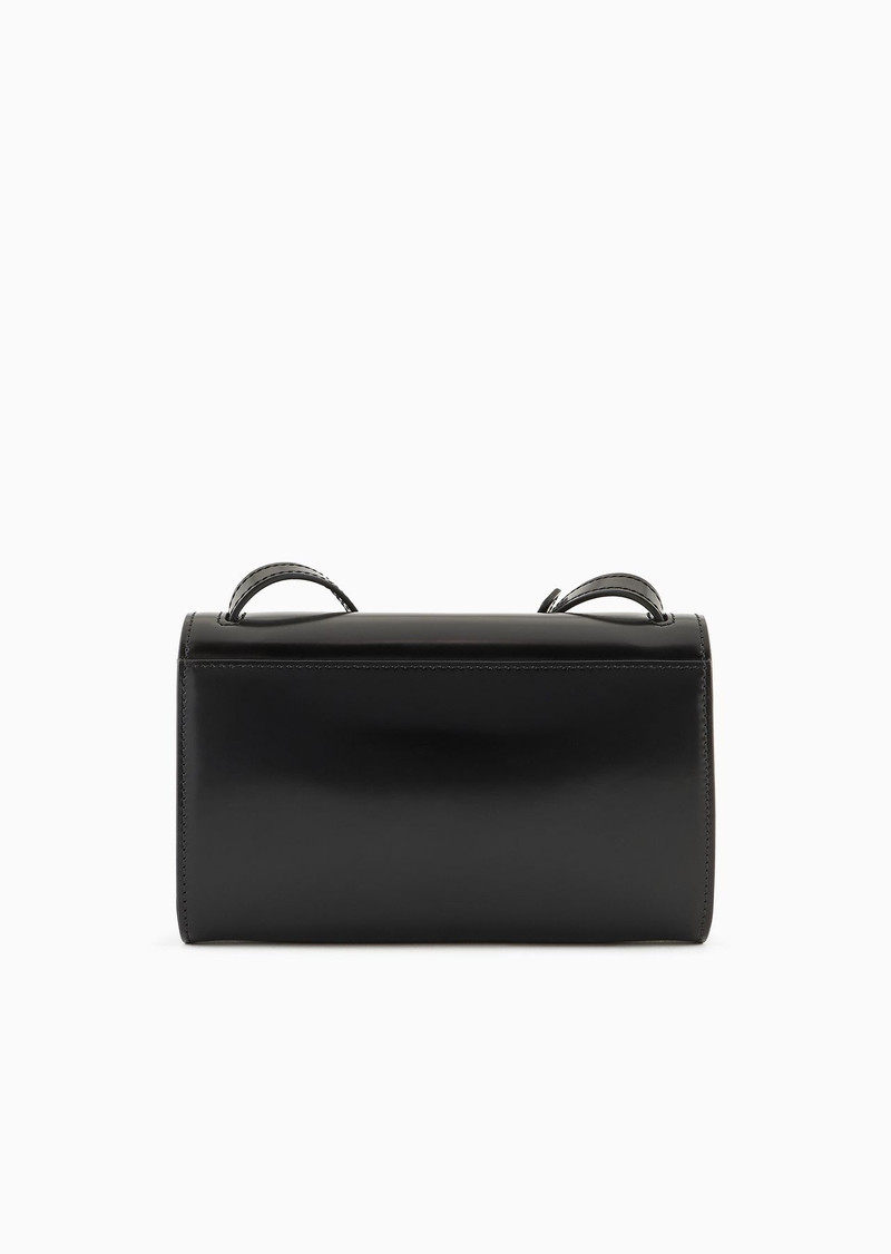 Small Denim Collection crossbody bag in brushed leather 3