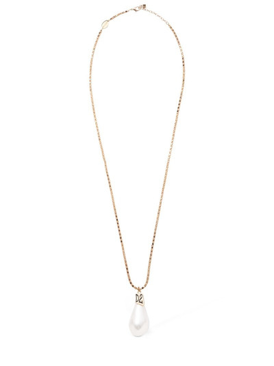 DSQUARED2 Faux pearl charm necklace outlook