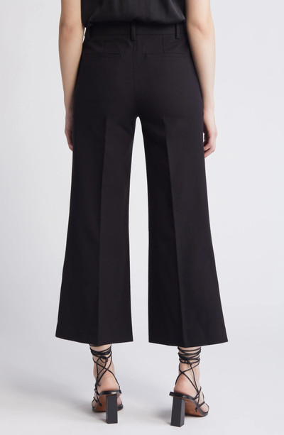 FRAME Le Crop Palazzo Wide Leg Trousers outlook