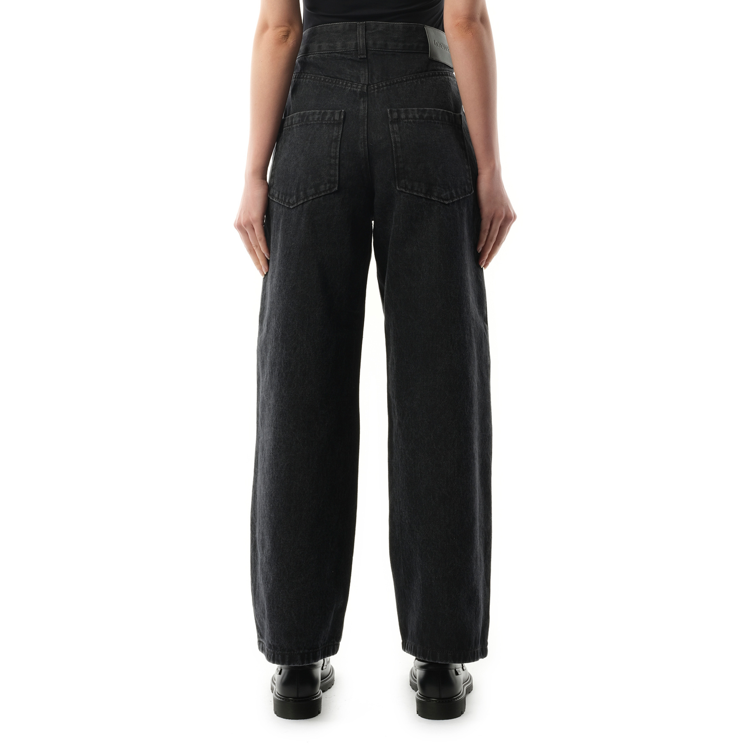 Anagram Baggy Jeans AF in Black - 6