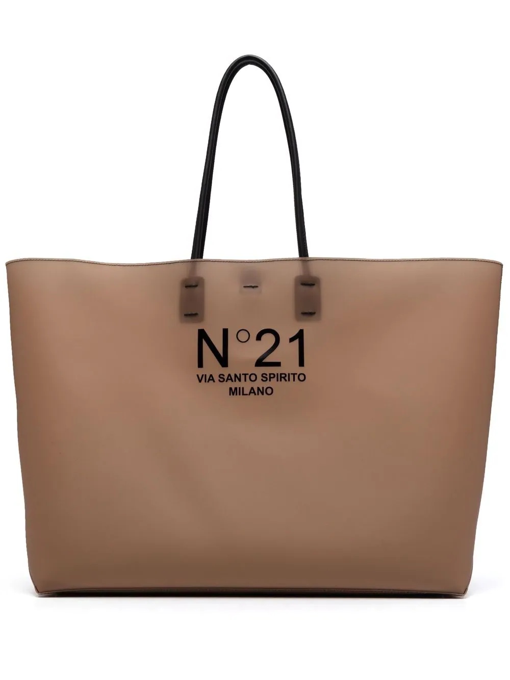 large logo-print tote bag - 1