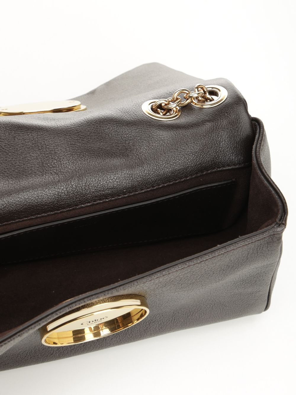 S585 - Chloe Heritage Crossbody Bags Brown - 4