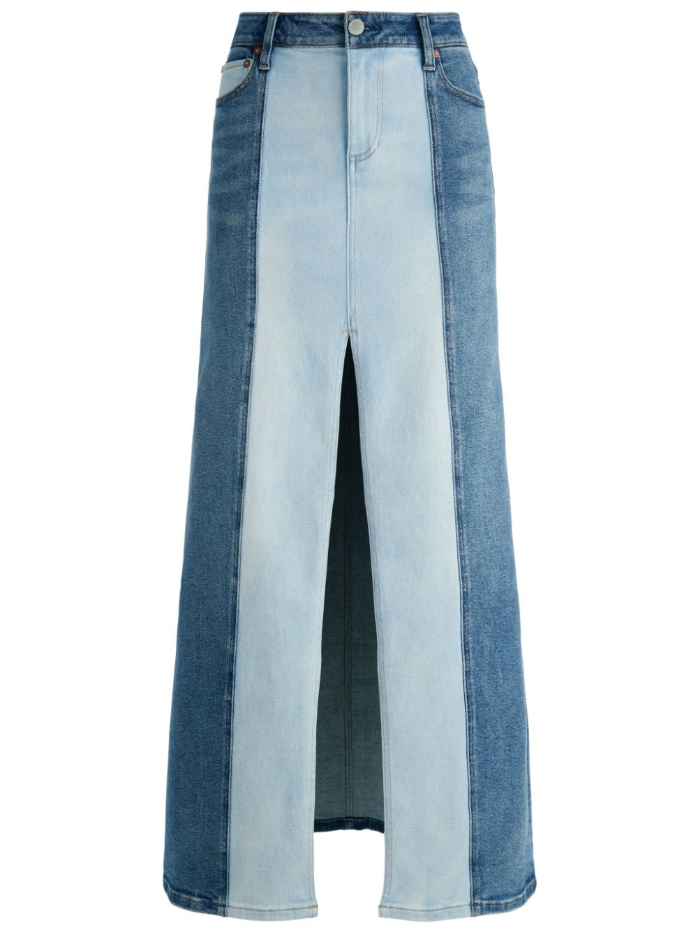 Rye two-tone denim skirt - 1