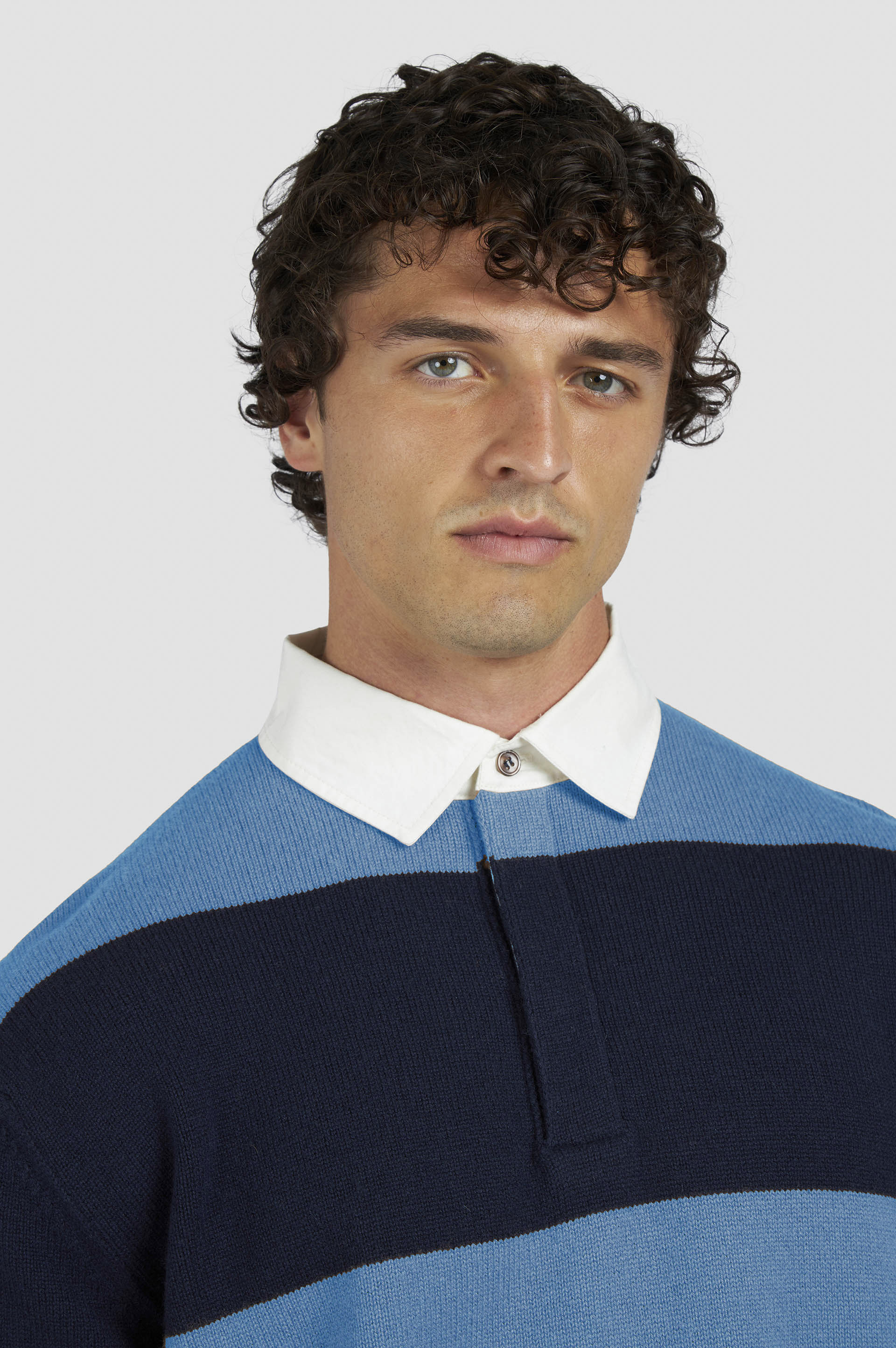 RUGBY WOOL CASHMERE POLO SHIRT - 4