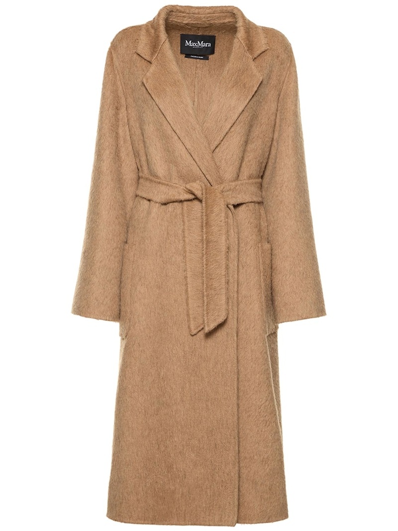 LVR Exclusive mohair & camel drap coat - 1