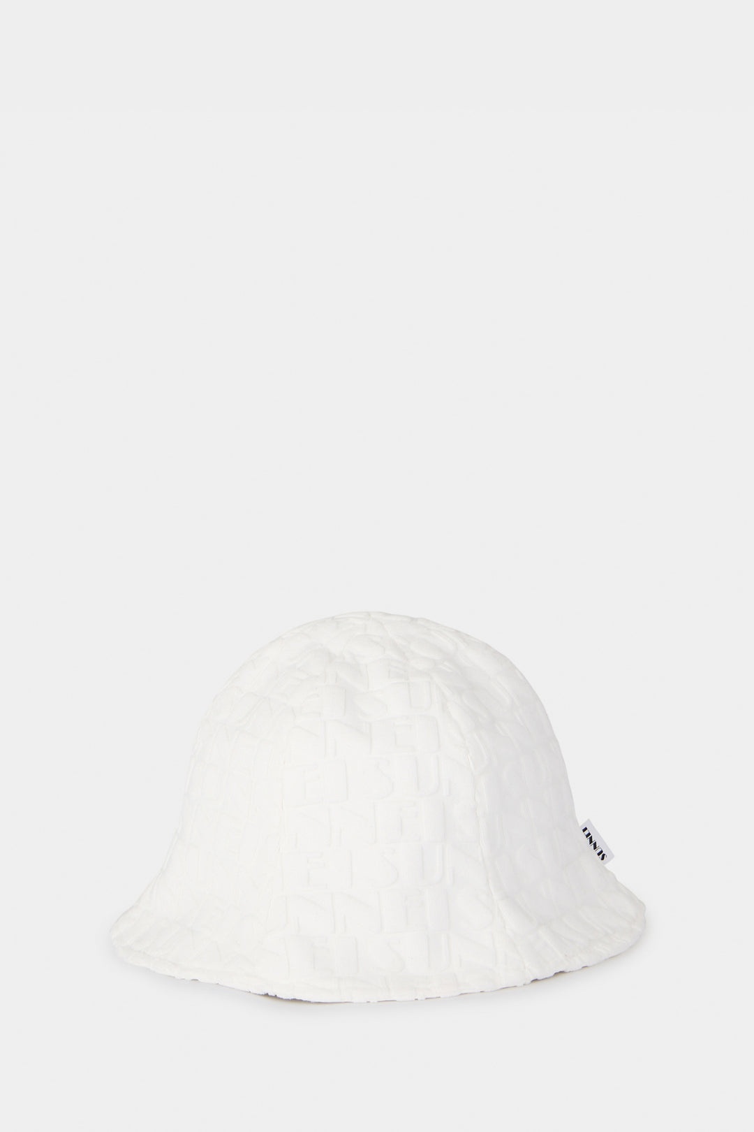 ALLOVER LOGO BUCKET HAT / white - 1