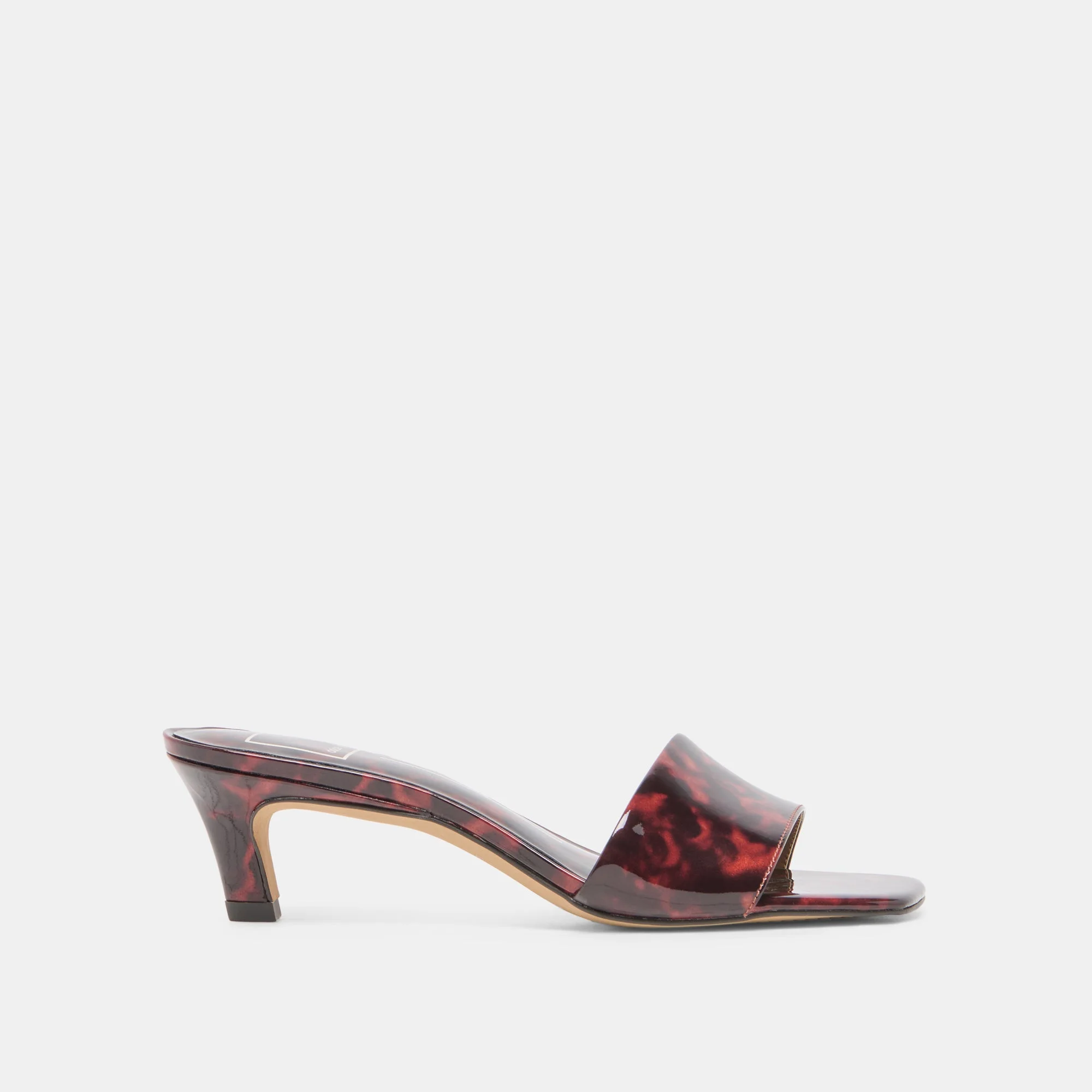 REXA HEELS TORTOISE PATENT LEATHER - 1