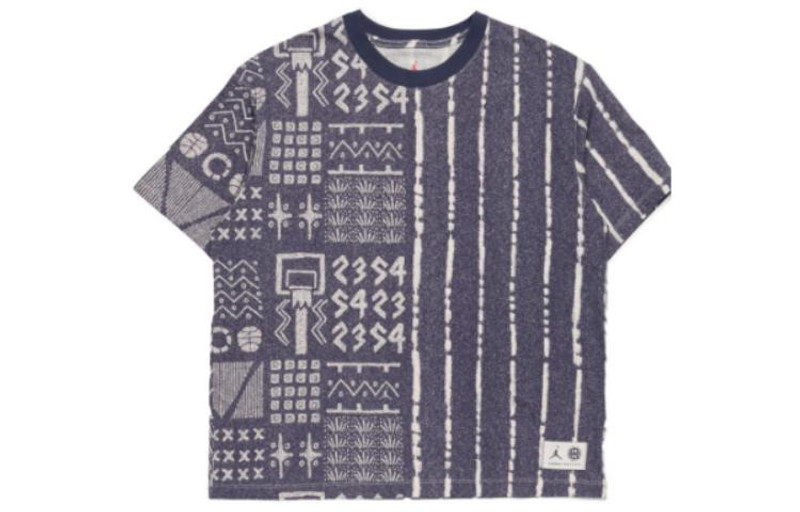 Jordan Air Jordan Quai 54 Graphic T-Shirt 'Neutral Indigo' DV6291-511 outlook