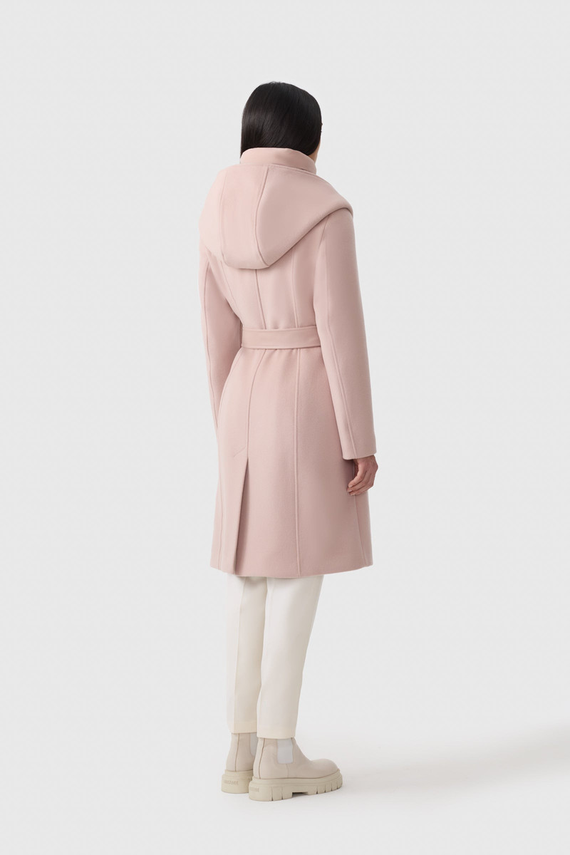 SHIA-SLB 2-in-1 double-face wool coat with removable bib 4