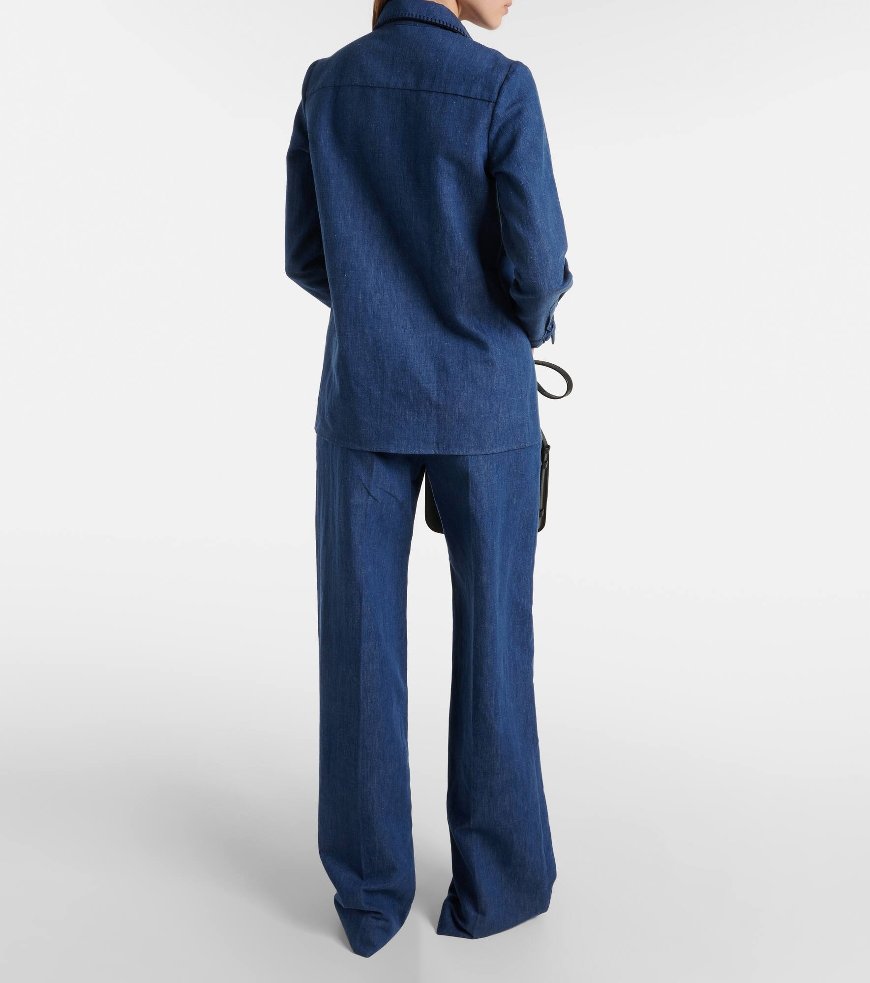 Cruz cotton and linen shirt - 3