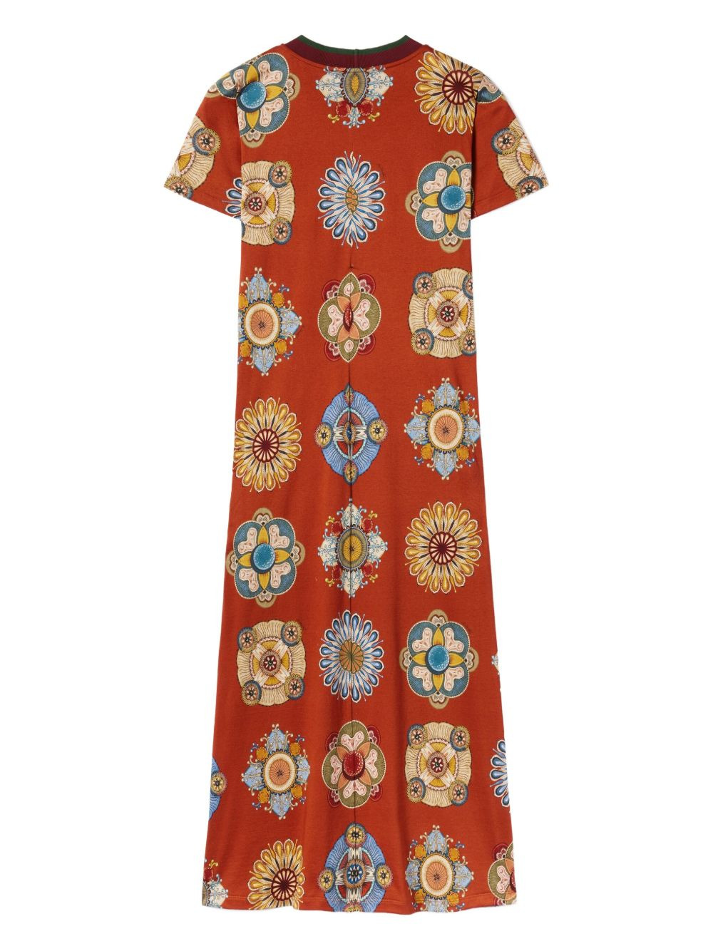 floral-print swing dress - 5